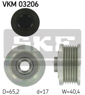 VKM 03206 SKF koło pasowe alternatora