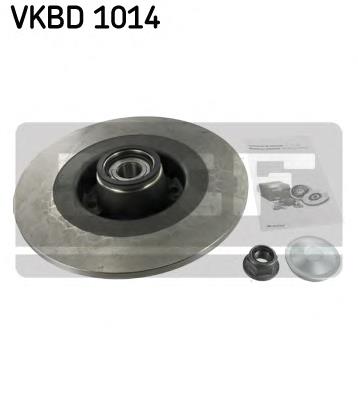 Tarcza hamulcowa tylna SKF VKBD1014