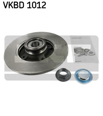 VKBD 1012 SKF tarcza hamulcowa tylna