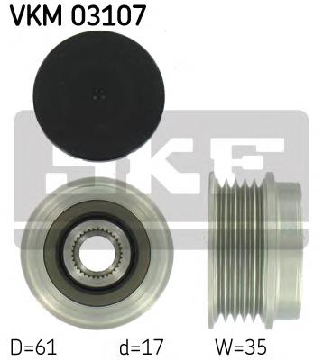 VKM 03107 SKF koło pasowe alternatora