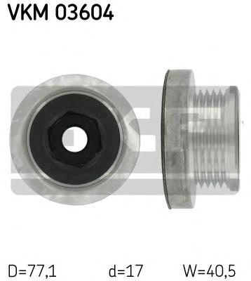 VKM03604 SKF koło pasowe alternatora