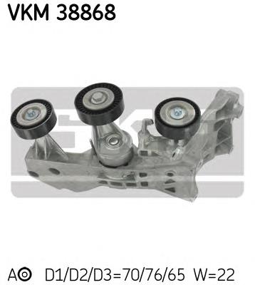 VKM38868 SKF Rolka napinacza paska napędowego