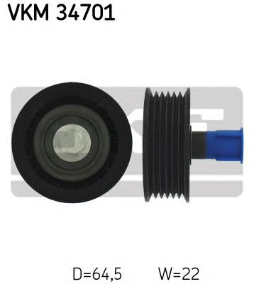 VKM34701 SKF Rolka prowadząca, kierunkowa paska napędowego