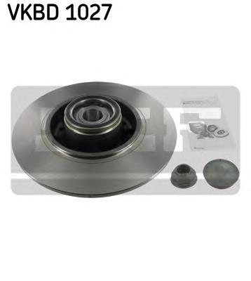 VKBD1027 SKF Tarcza hamulcowa tylna