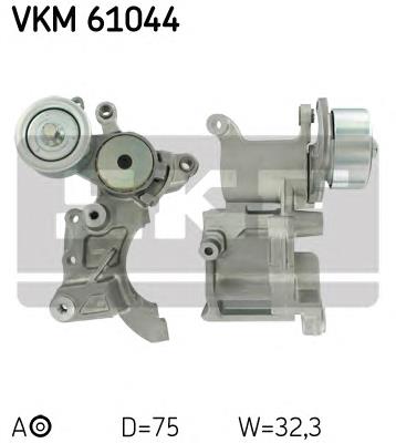 Napinacz paska napędowego SKF VKM61044 cena, od 223,39 USD