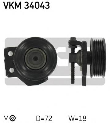 Rolka napinacza paska napędowego 6935236 Ford