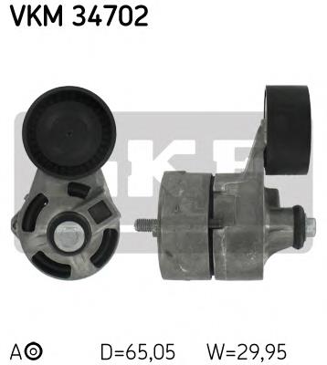 Rolka napinacza paska napędowego SKF VKM34702 cena, od 17,67 USD