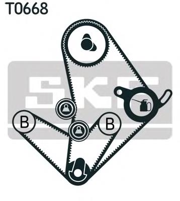 Pasek rozrządu, zestaw SKF VKMA95014 cena, od 102,34 USD