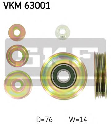 Rolka napinacza paska napędowego SKF VKM63001 cena, od 27,79 USD
