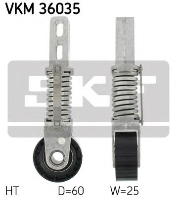 Napinacz paska napędowego SKF VKM36035 cena, od 69,81 USD