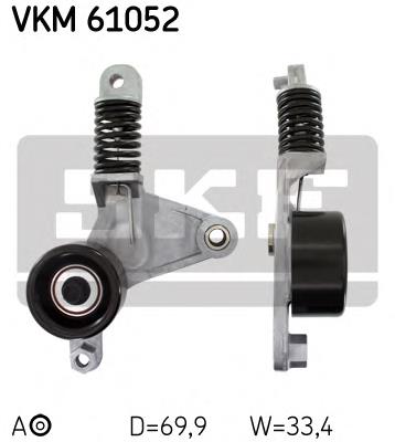 Rolka napinacza paska napędowego SKF VKM61052 cena, od 16,16 USD