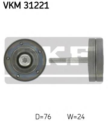 VKM31221 SKF Rolka prowadząca, kierunkowa paska napędowego