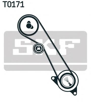 VKMA 04108 SKF pasek rozrządu, zestaw