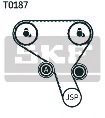 VKMA 06503 SKF pasek rozrządu, zestaw