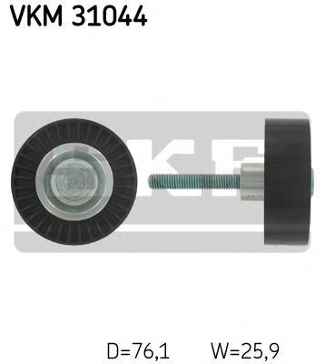 Do koszyka 1J0145276 VAG Rolka prowadząca, kierunkowa paska napędowego