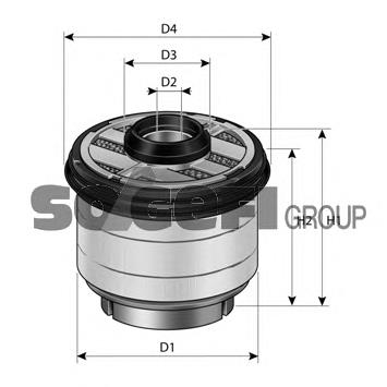 Filtr paliwa Mitsubishi 1770A233 cena, od 7,42 USD