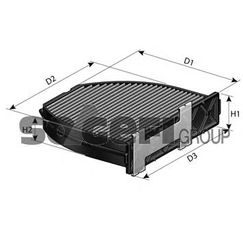 Filtr kabiny Mercedes A2128300218