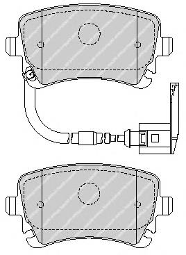Okładziny (klocki) do hamulców tarczowych tylne VAG 4F0698451F cena, od 27,83 USD