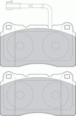 77362692 Fiat/Alfa/Lancia klocki hamulcowe przednie tarczowe