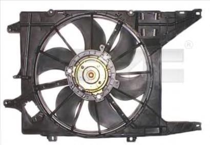 Dyfuzor chłodnicy, w komplecie z silnikiem i wirnikiem 0130307107 Renault (RVI)
