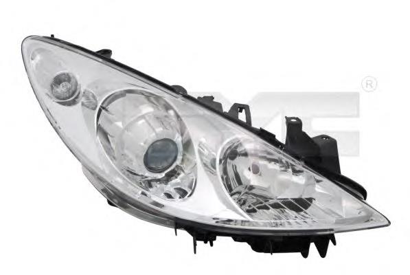 Do koszyka 9655764380 Peugeot/Citroen Reflektor lewy