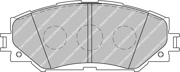 FDB1891 Ferodo klocki hamulcowe przednie tarczowe