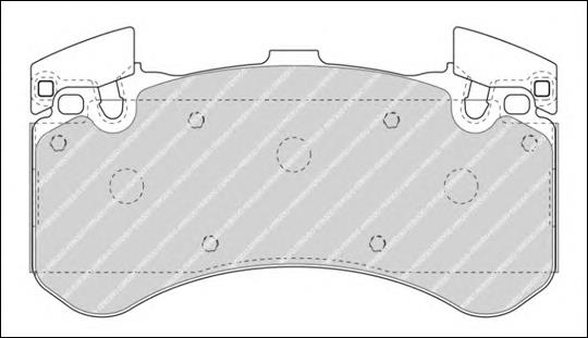Klocki hamulcowe przednie tarczowe DP42158R EBC Brakes