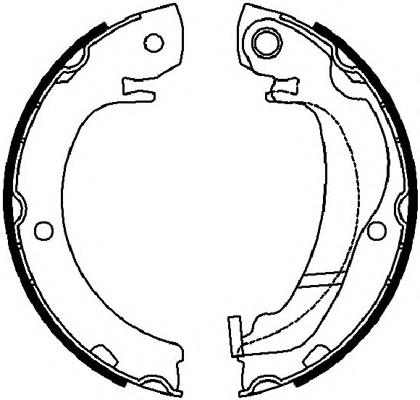 044950F030 Toyota Klocki hamulca ręcznego