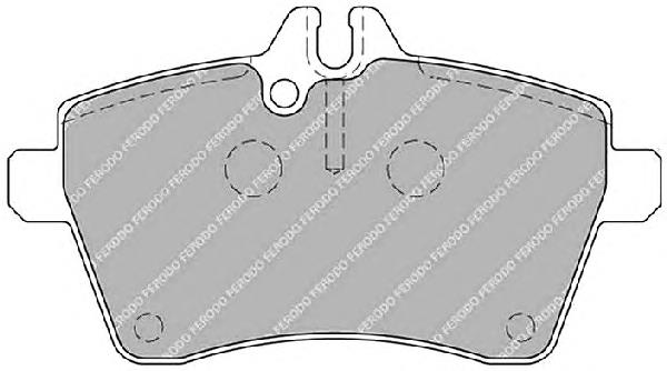 Do koszyka A1694200220 Mercedes Klocki hamulcowe przednie tarczowe