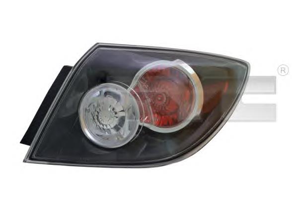 Lampa zespolona tylna prawa zewnętrzna Mazda 3 (BK14)