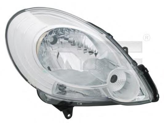 Reflektor prawy Renault Kangoo II awangarda (FW0) (2008 - 2021) cena, od 157,26 USD