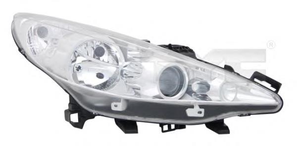 Reflektor prawy Peugeot/Citroen 620696 cena, od 188,42 USD