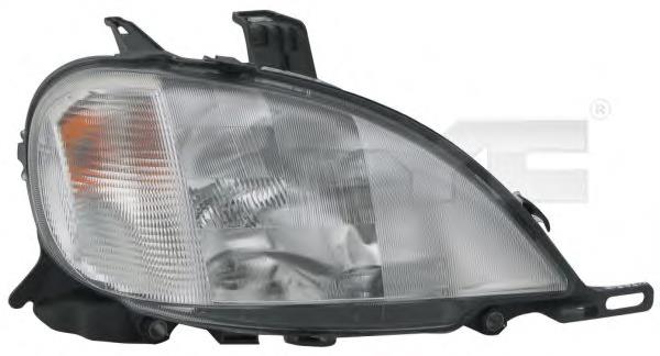 1638203761 Mercedes Reflektor lewy