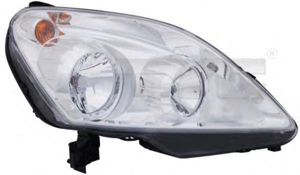 Reflektor prawy 13260845 Opel