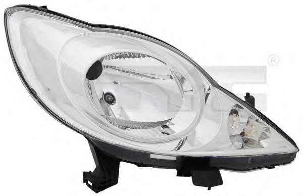 Reflektor prawy Peugeot/Citroen 811100H030 cena, od 107,26 USD