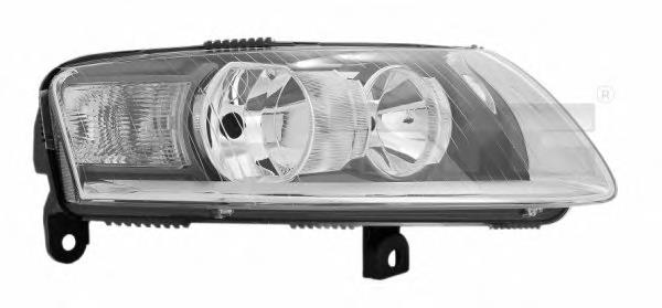 Reflektor prawy Audi A6 C6