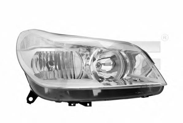 620843 Peugeot/Citroen Reflektor lewy