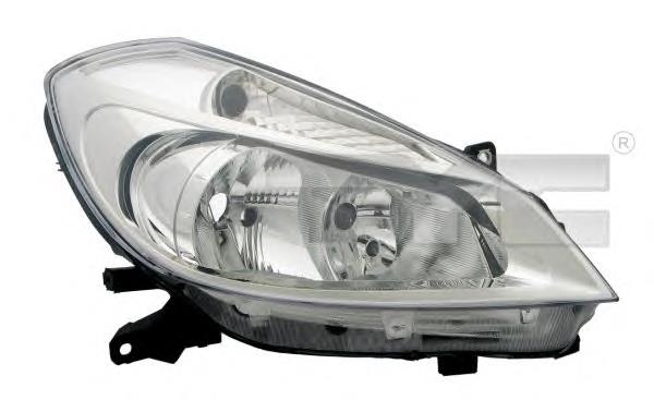 Reflektor prawy Renault Clio 3