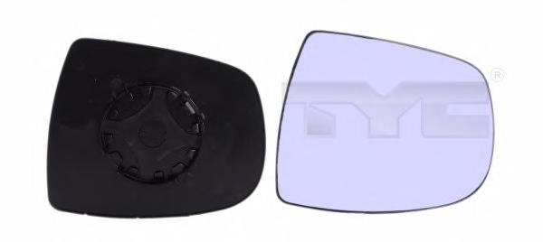 Wkład lusterka wstecznego prawego Renault (RVI) 7701052624 cena, od 15,35 USD
