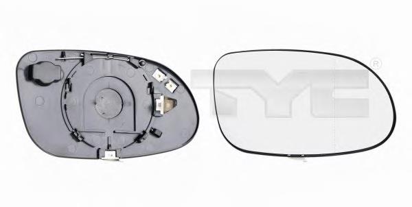 Wkład lusterka wstecznego lewego Mercedes A1708100121 cena, od 20,74 USD
