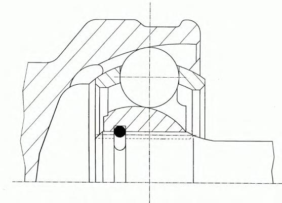 304954 Loebro przegub homokinetyczny przedni zewnętrzny