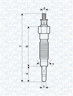 062900064304 Magneti Marelli świeca żarowa