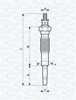 062900063304 Magneti Marelli świeca żarowa