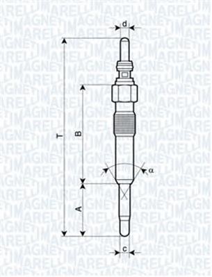 062900028304 Magneti Marelli świeca żarowa