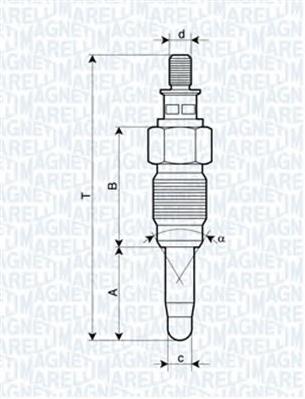 062900056304 Magneti Marelli świeca żarowa