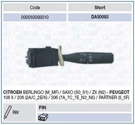 Przełącznik zespolony prawy Peugeot/Citroen 61580003 cena, od 23,84 USD