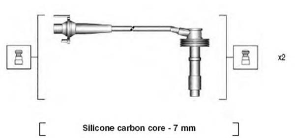 Zestaw przewodów wysokiego napięcia VALEO 346001 cena, od 39,26 USD