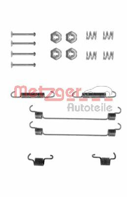 Zestaw montażowy szczęk hamulcowych tylnych 7701204840 Renault (RVI)