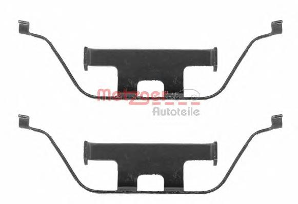 Zestaw sprężyn do mocowania tylnych klocków tarczowych 34211159963 BMW