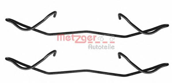 Zestaw sprężynek do mocowania klocków tarczowych przednich 4427C5 Peugeot/Citroen